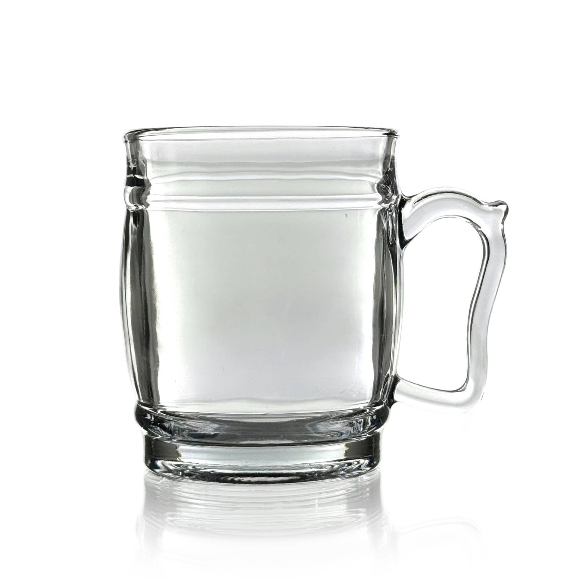 RED POMEGRANATE COLLECTION – wholesale Coffee mug – CASK 13 oz Round Glass Mug
1