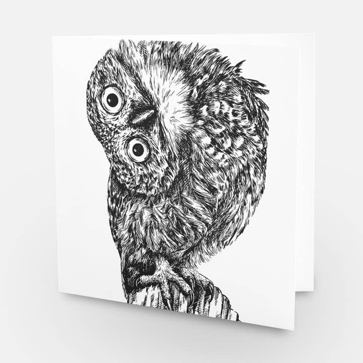 Hootie the Owl Blank Card for wholesale by Fairely