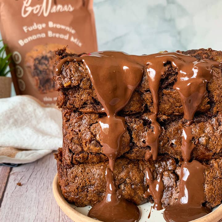GoNanas - Wholesale Bread Mix - Fudge Brownie Banana Bread Mix