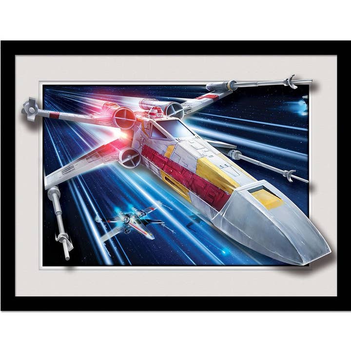 Lámina decorativa de pared de Star Wars (X Wing) para venta al por mayor de Pyramid International