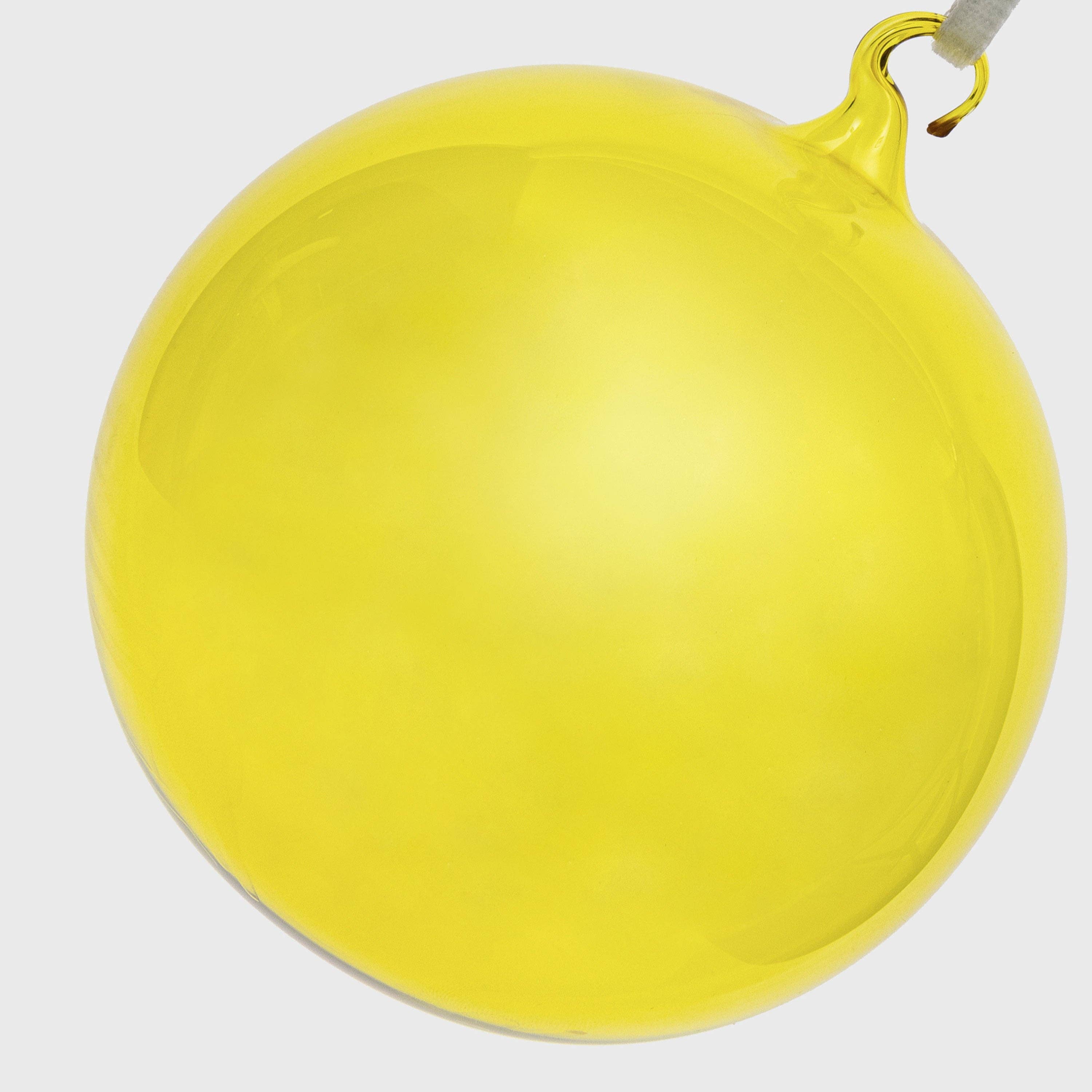 Joanna Buchanan - Wholesale Ornament Set - Glass bubble balls, citrine, set of three2