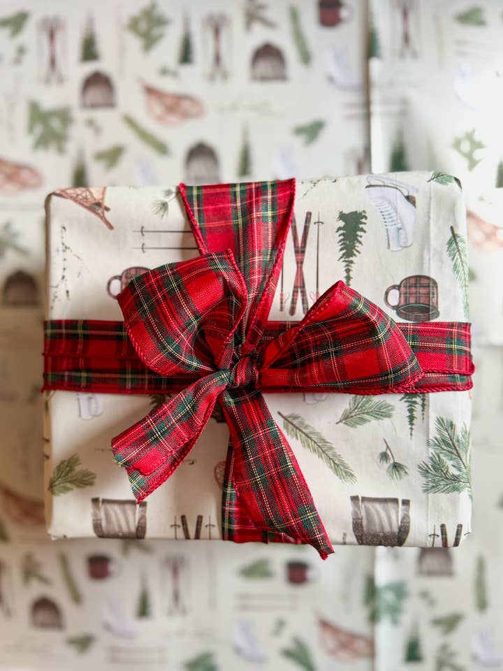 Winter Lifestyle Gift Wrap | Hand-Drawn | The Wrap for wholesale by Little Rocks Design