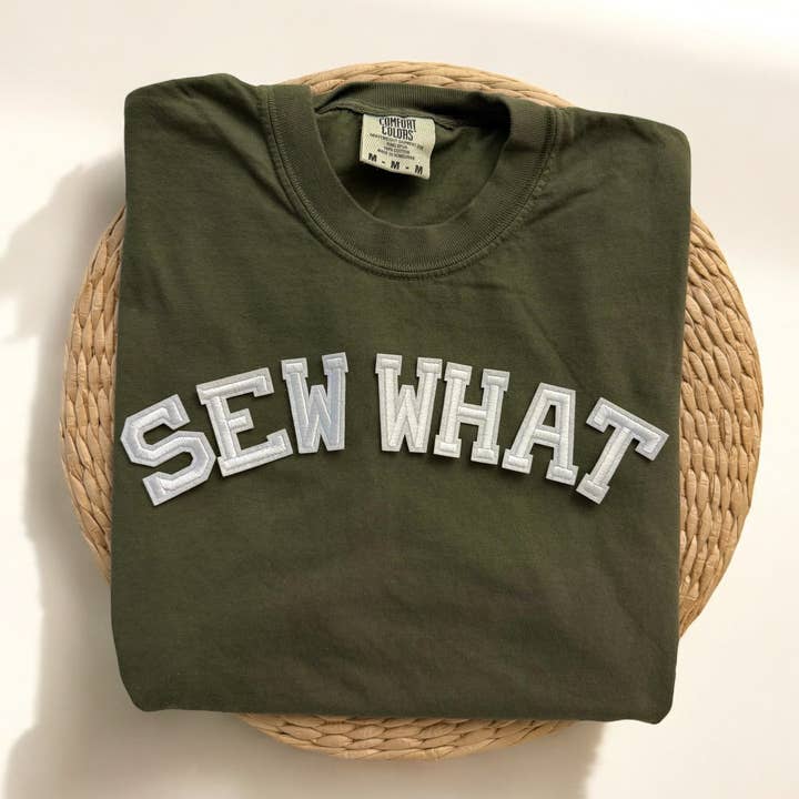 SEW WHAT Camiseta de Manga Corta Comfort Colors, Camiseta de Costura para venta al por mayor de Threads And Needles, INC.
