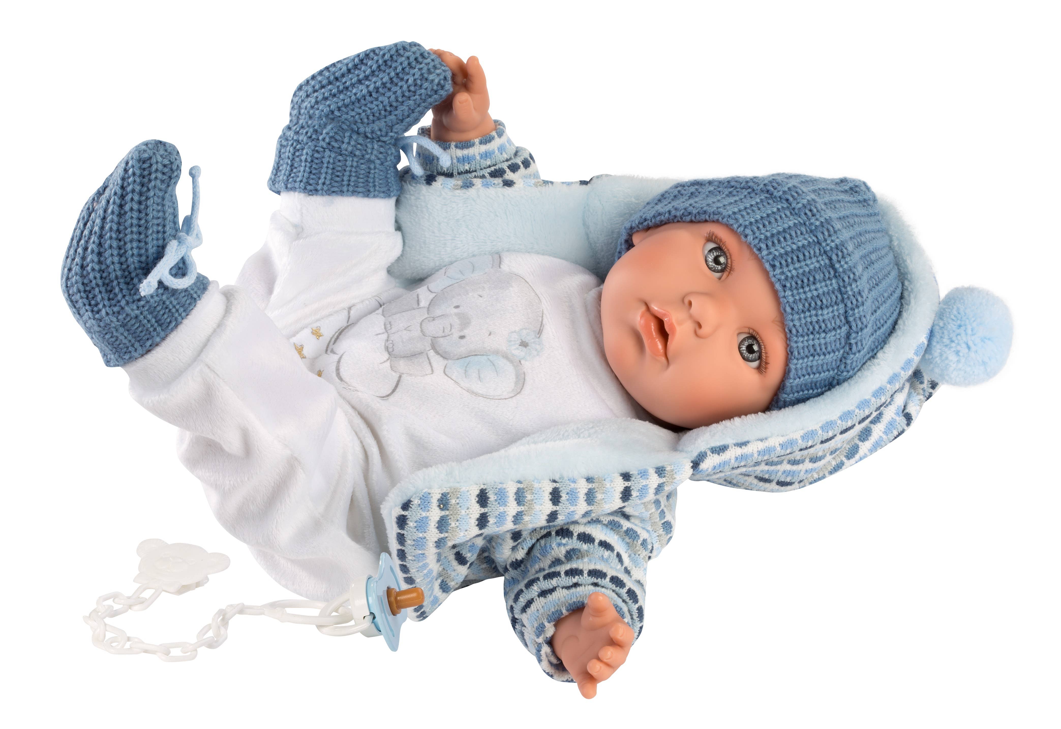 Llorens - Wholesale Doll - Kids - 16.5" Soft Body Crying Baby Doll Enzo1
