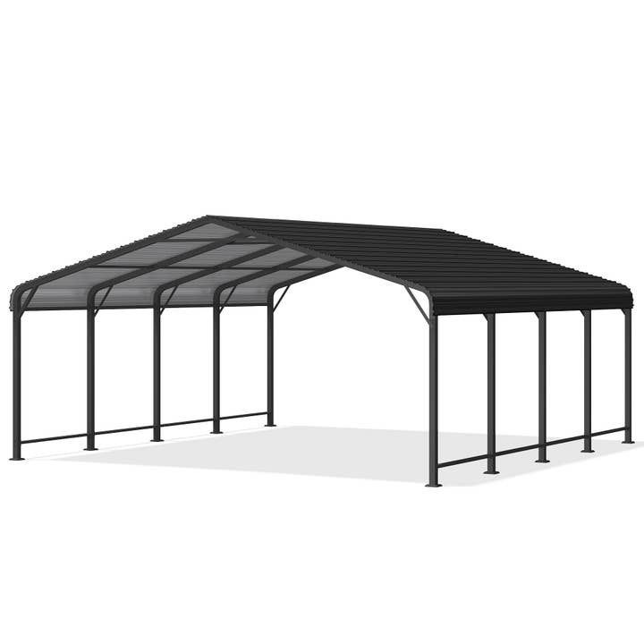 20x20 FT Metal Carport, Heavy Duty Canopy with Updated Roof and other Purchase Wholesale inflatable tent. Free Returns & Net 60 Terms on Faire trending on Faire.