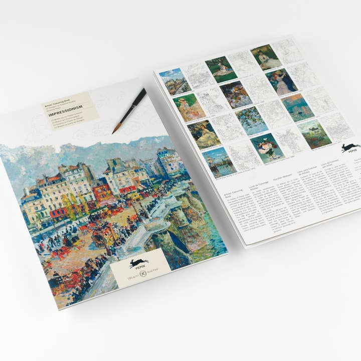 Pepin Press - Wholesale Coloring Book - Adult - Impressionism Artists' Colouring Book
