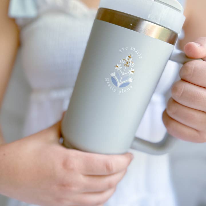 Lily & Lamb - Wholesale Insulated Mug/Tumbler - Ave Maria Tumbler
