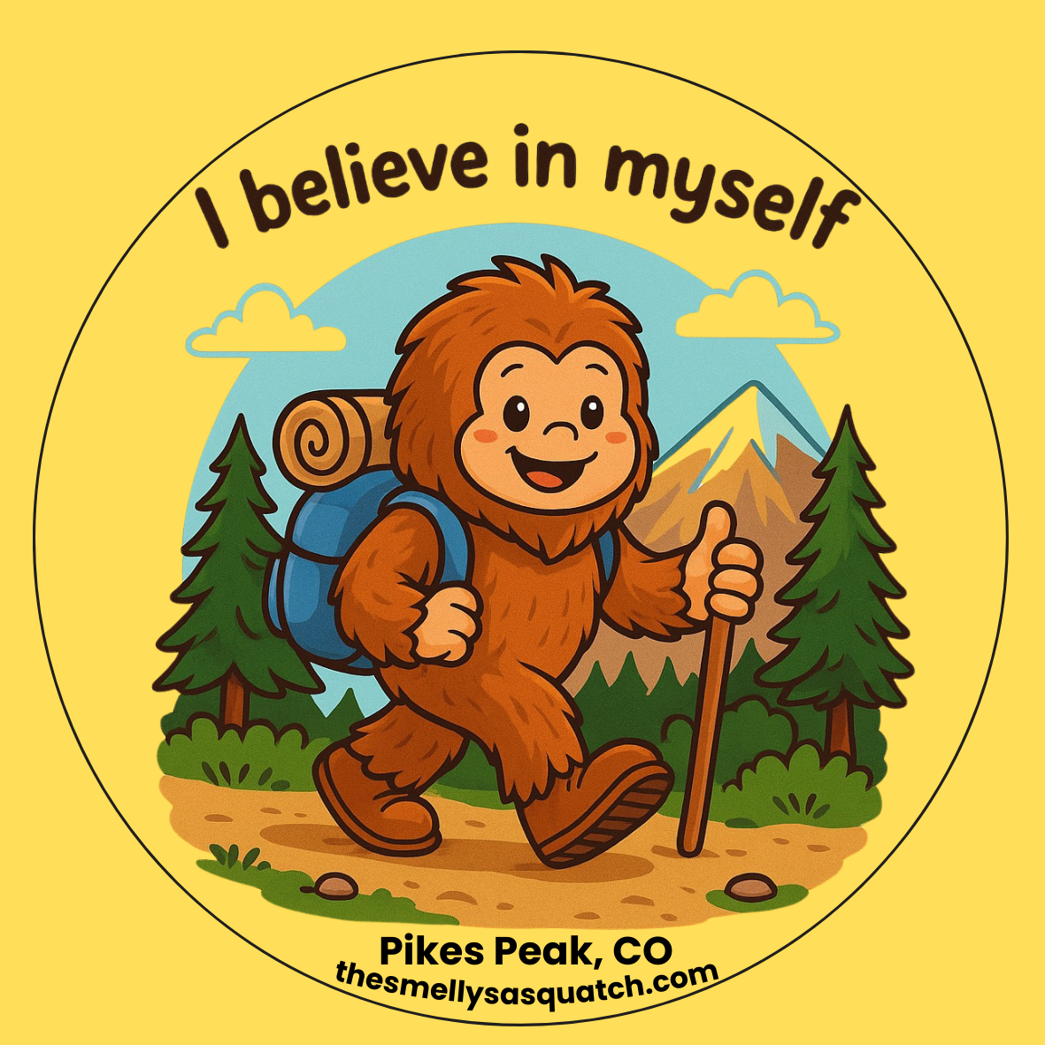 The Smelly Sasquatch - Wholesale Sticker - Stickers11