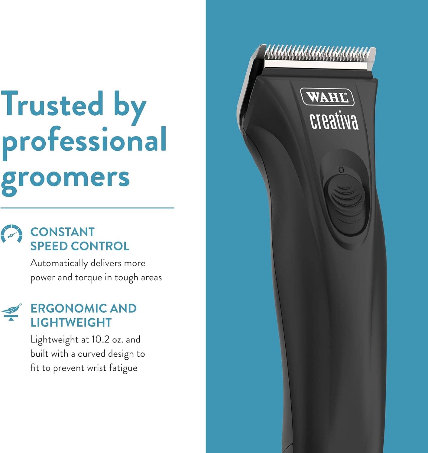 Alpine - Wholesale Pet Grooming Tool - Dog - Wahl Professional Animal Creativa Cordless Dog, Cat, Pet, and Horse Clipper with 5-in-1 Adjustable Blade - Black4