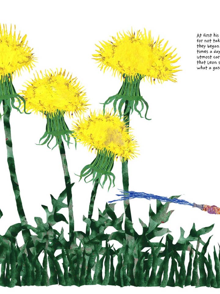 Leon's Dandelion Garden - Kunstdruk - Abstracte schilderkunst voor wholesale door The Art of Seth