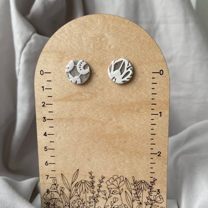 Lily and Sparrow Clay - Wholesale Stud/Post Earrings - Lace Studs