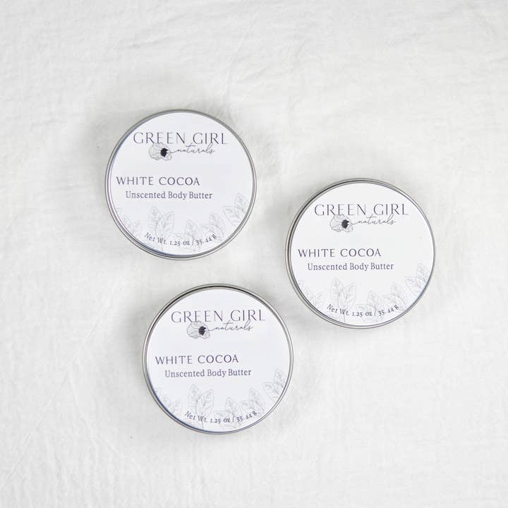 White Cocoa Whipped Body Butter for wholesale by Green Girl Naturals
