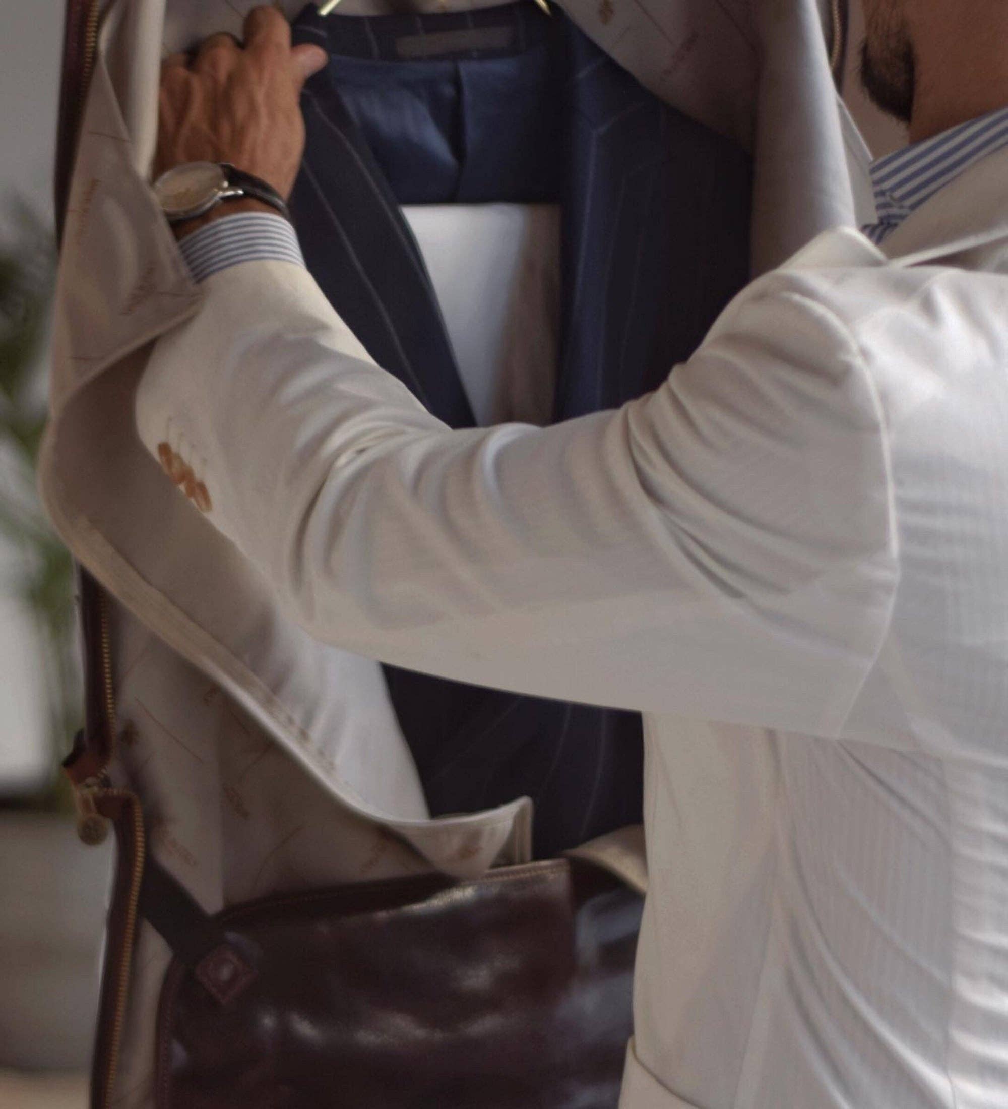 Time Resistance - Wholesale Garment Bag - Unisex - Leather Garment Bag - Travels with Charley9