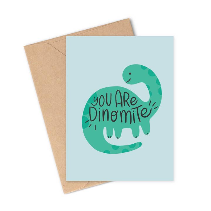 Two Brides Presents – Cartão de amor por atacado – You ARE Cartão de Saudação DINOMITE