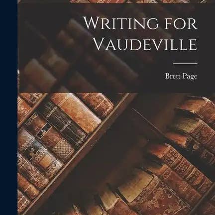 Books by splitShops - Wholesale Book - Adult - Writing for Vaudeville - Paperback
