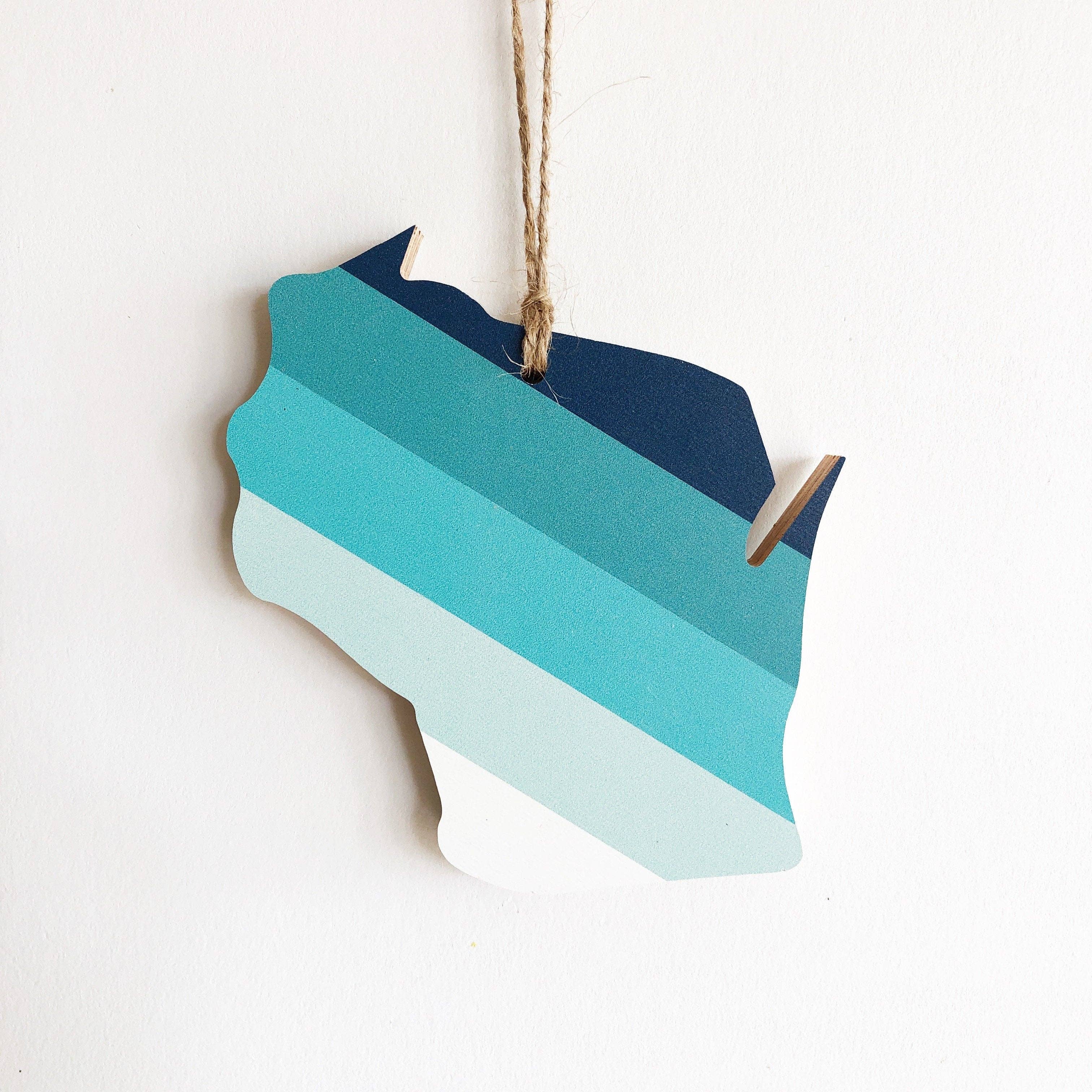 Hemlock & Heather - Wholesale Ornament - Comal Stripes State Ornaments17