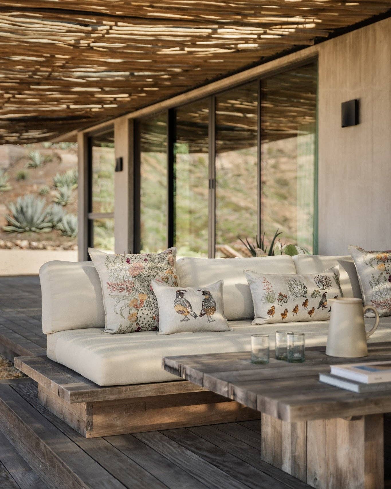 Coral & Tusk - Wholesale Throw/Decorative Pillow - Desert Quail Love Pillow4