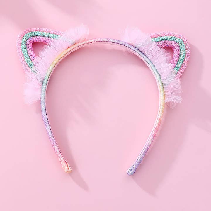 Cheeky Plum - Wholesale Fashion Headband - Kids - Glitter Headband - Meow Magic