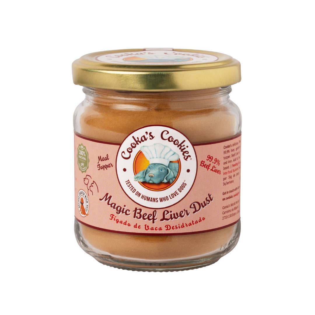 Belpharmed bv: Cooka's Cookies & Sensidog - Wholesale Pet Food - Dog - Magic Liver Dust - Meal Topper For Cats And Dogs