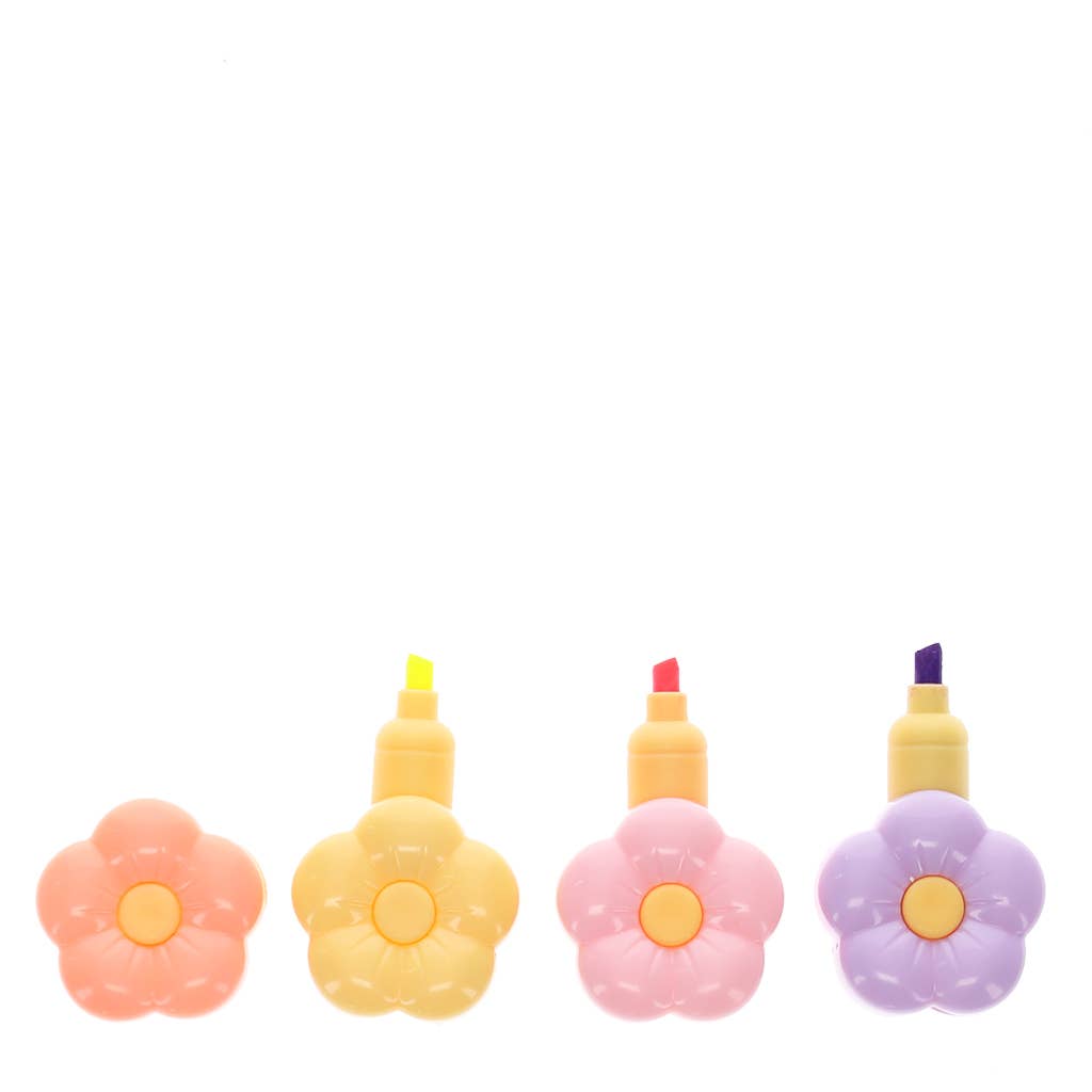 Rex B2B - UK – wholesale Highlighter – Stackable highlighters set - Flower Power2