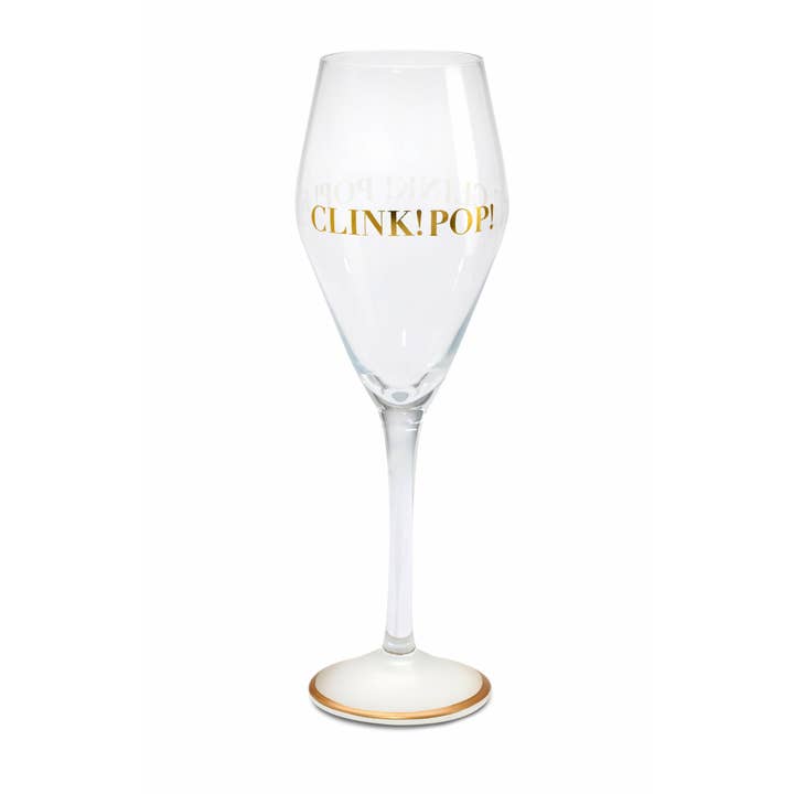 Gaeltag USA LLC – wholesale Wine glass – Clink! Pop! Fizz! Wine Glass (Megan Claire)
