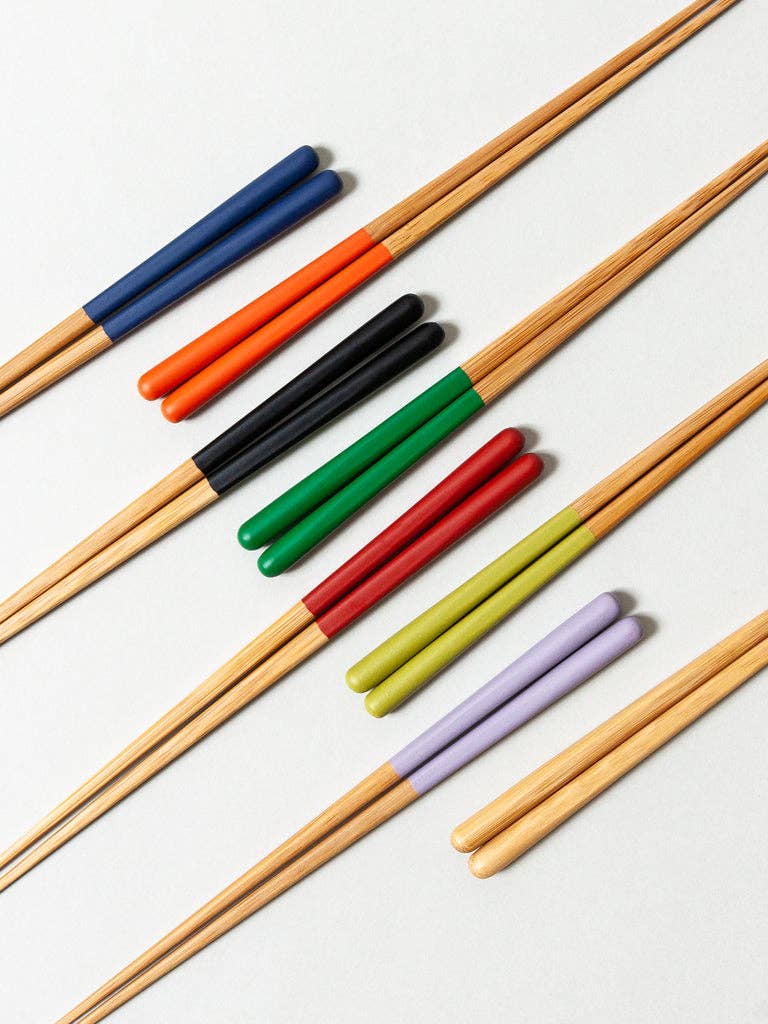 Morihata International Ltd. Co. - Wholesale Chopsticks - Susu Bamboo Round Chopsticks - Black1