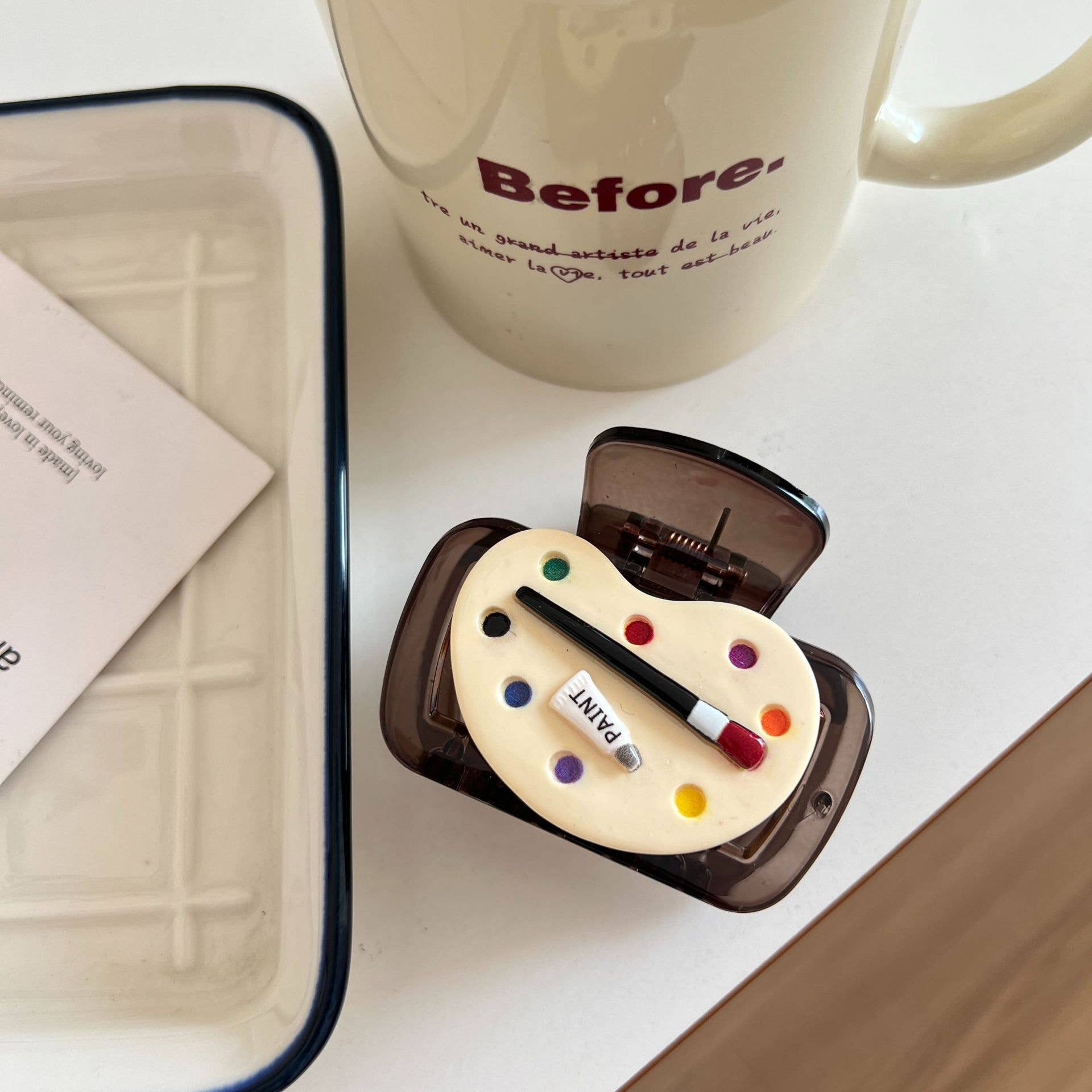 Malingpalette Kreativ Kunstner Malerpalet Kunst - Inspirerede Hårklemmer for engroshandel på Faire4