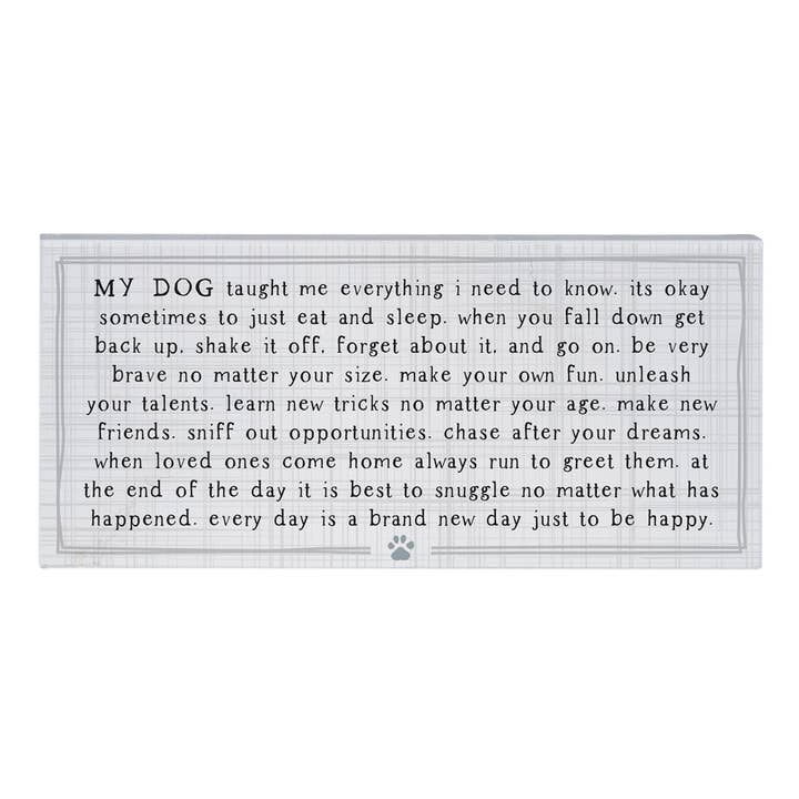 Inspire Boards - De hond heeft het me geleerd voor wholesale door Sincere Surroundings