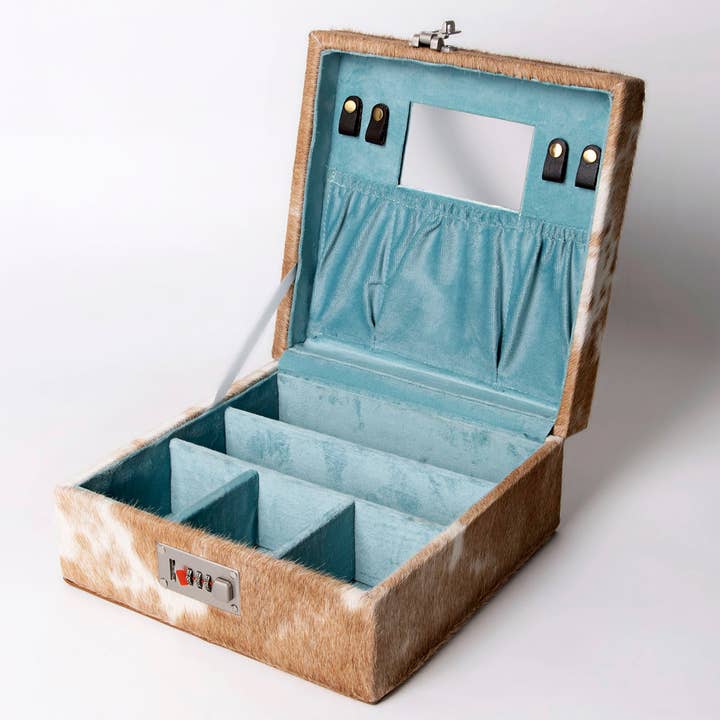 LS Western - Wholesale Jewelry Box/Organizer - ADBGA325 Jewelry Case Genuine Western Leather Women Bag