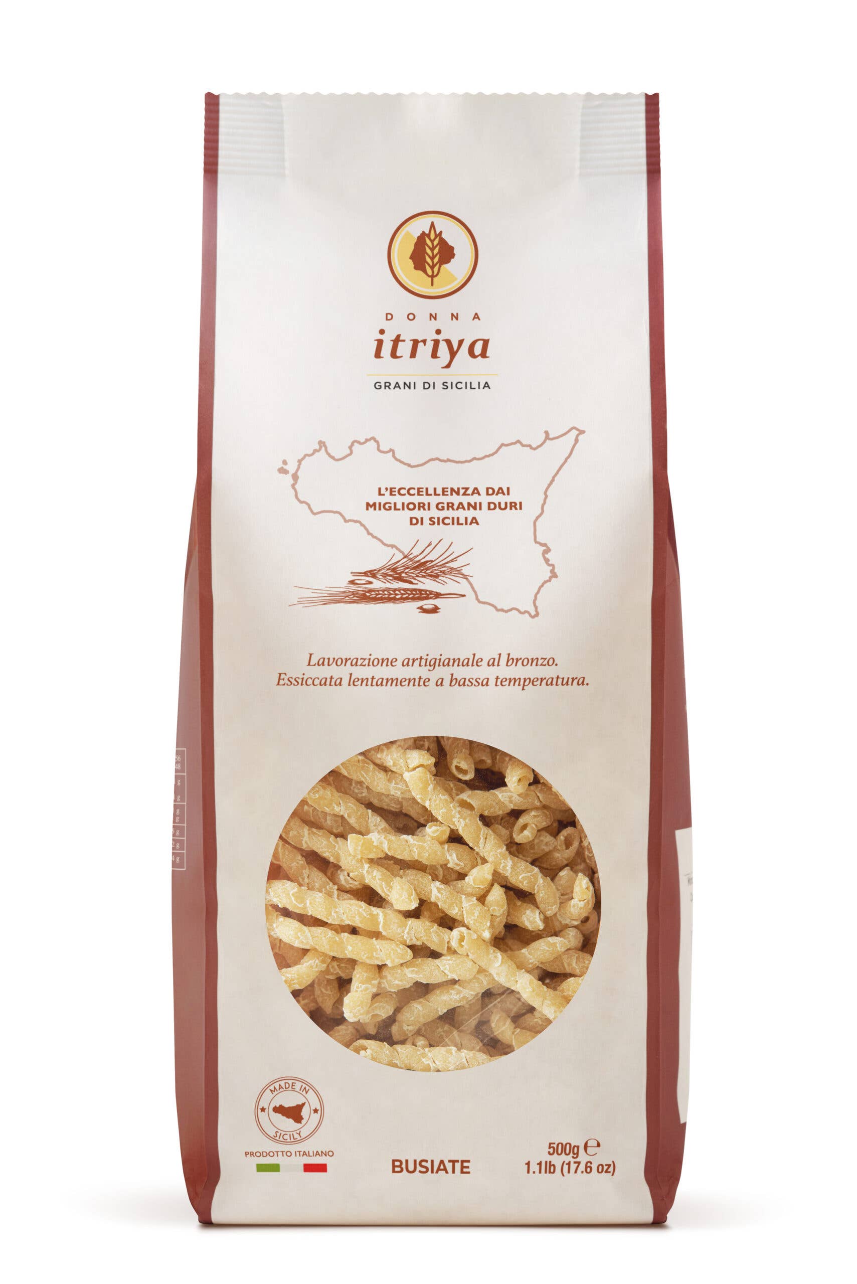 Pastificio Donna itriya - Grani di Sicilia - Wholesale Pasta - Busiate0