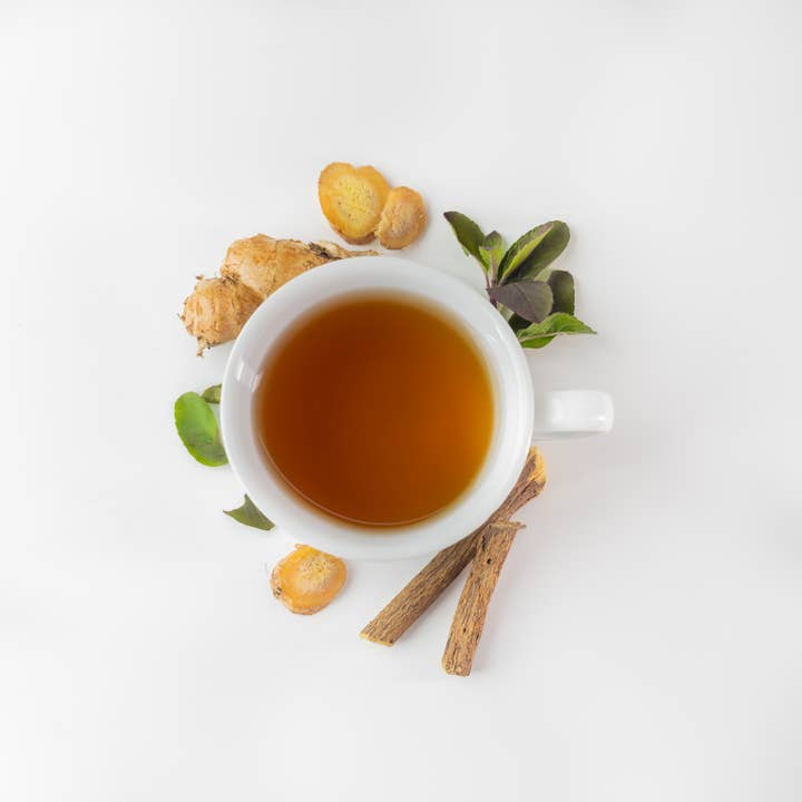 AyurSome Wellness - Wholesale Loose Tea - Organic Holy Basil tea blend - Deconges Tea - Loose leaf 3