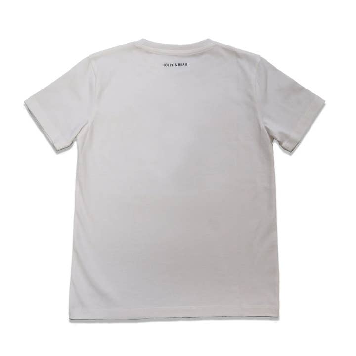 Holly and Beau – wholesale Screen-printed t-shirt – Kids – Organic Cotton White Turtle Kids T-shirt4