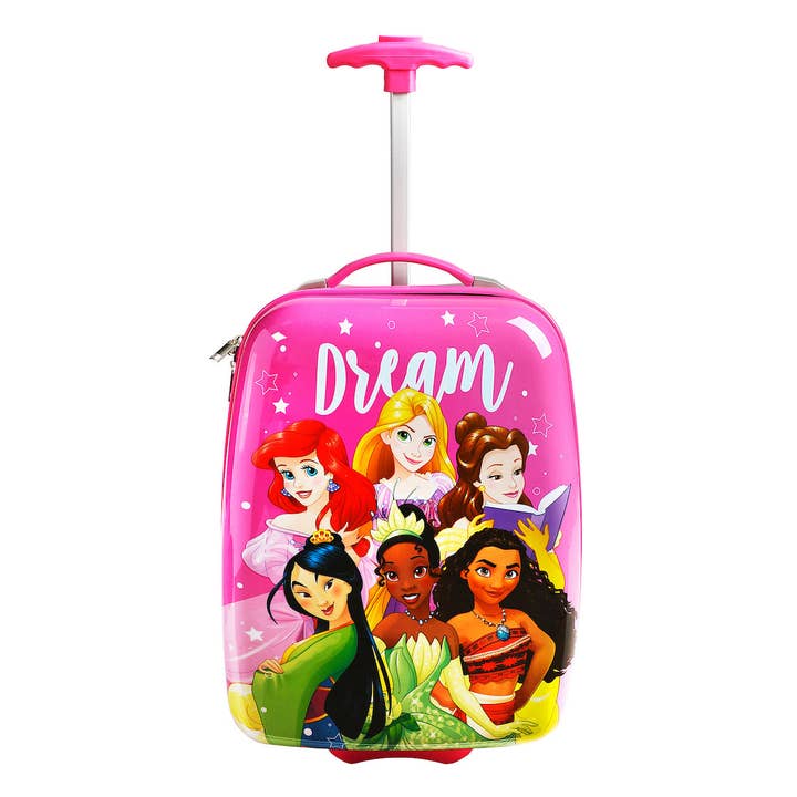 Disney Princess Dream Youth 18" 2-Wheeled Hardside Toddler Luggage for wholesale by Bioworld Merchandising
