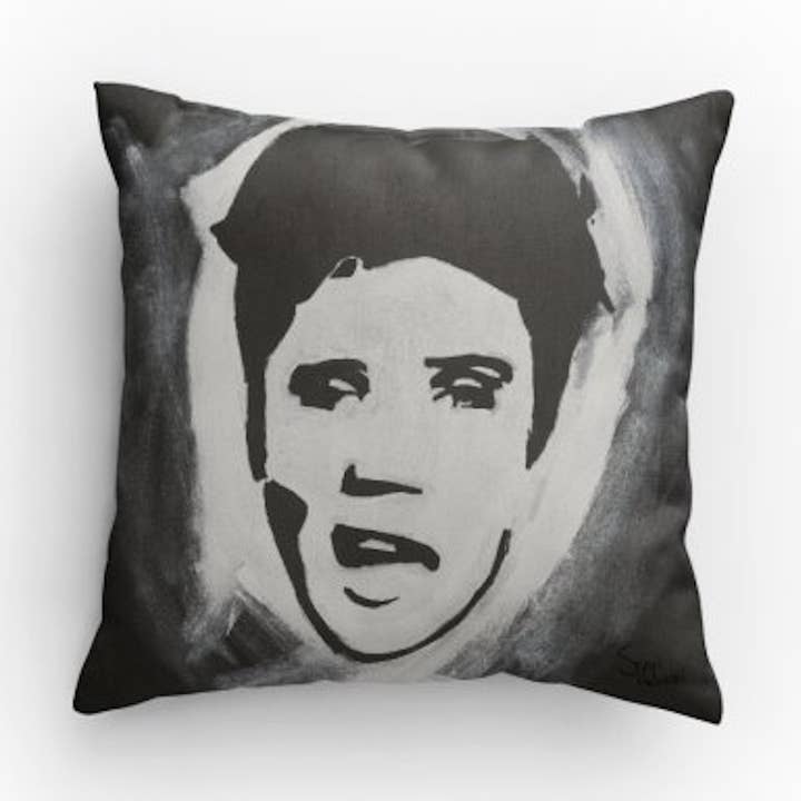 'The King' : Pillow 14x14 for wholesale by Sean Holloran Art