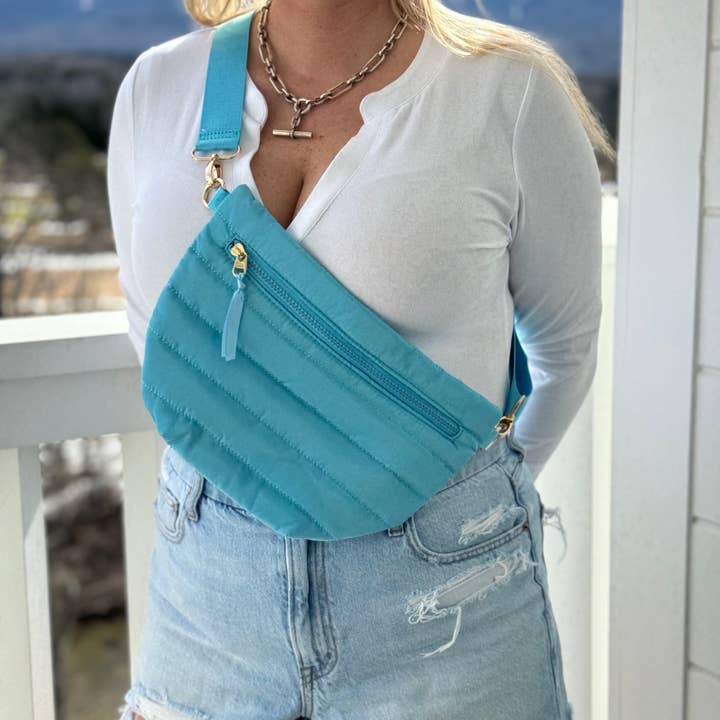 Babs + Birdie - Wholesale Belt Bag - Women's - The Blake | Crescent Puffer Sling Bag | 14 Colors6