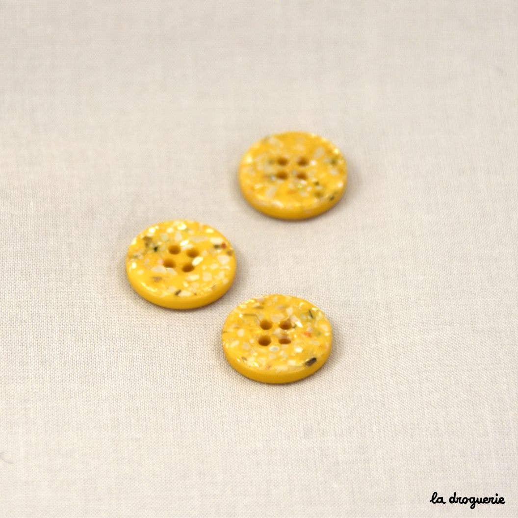 LA DROGUERIE - Wholesale Sewing Button/Snap - "Pretty Pebbles" Button 15 mm - Button 15 mm3