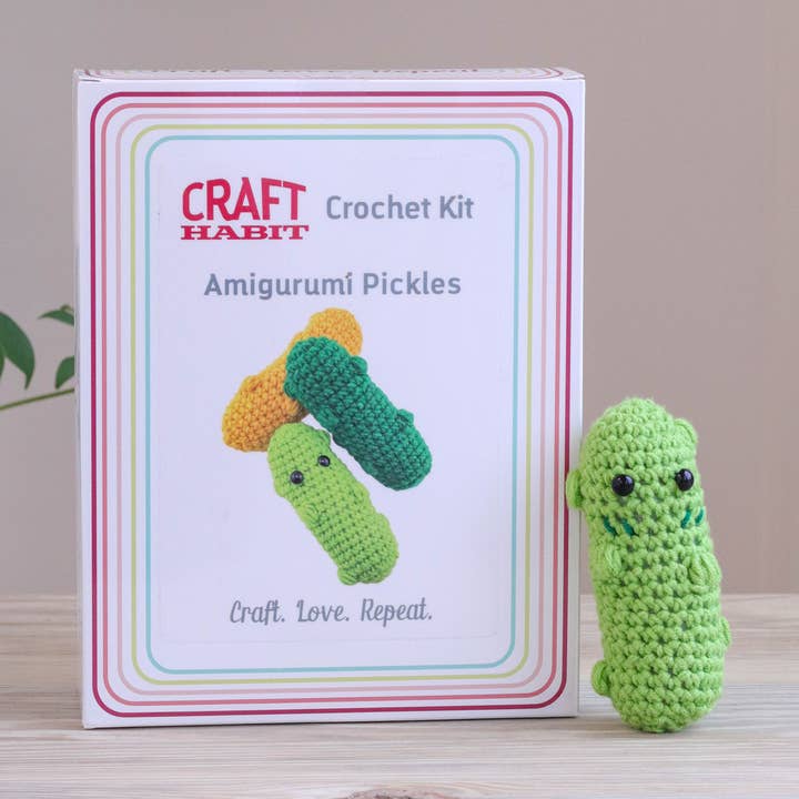 Amigurumi Pickles Crochet Kit for wholesale by Craft Habit