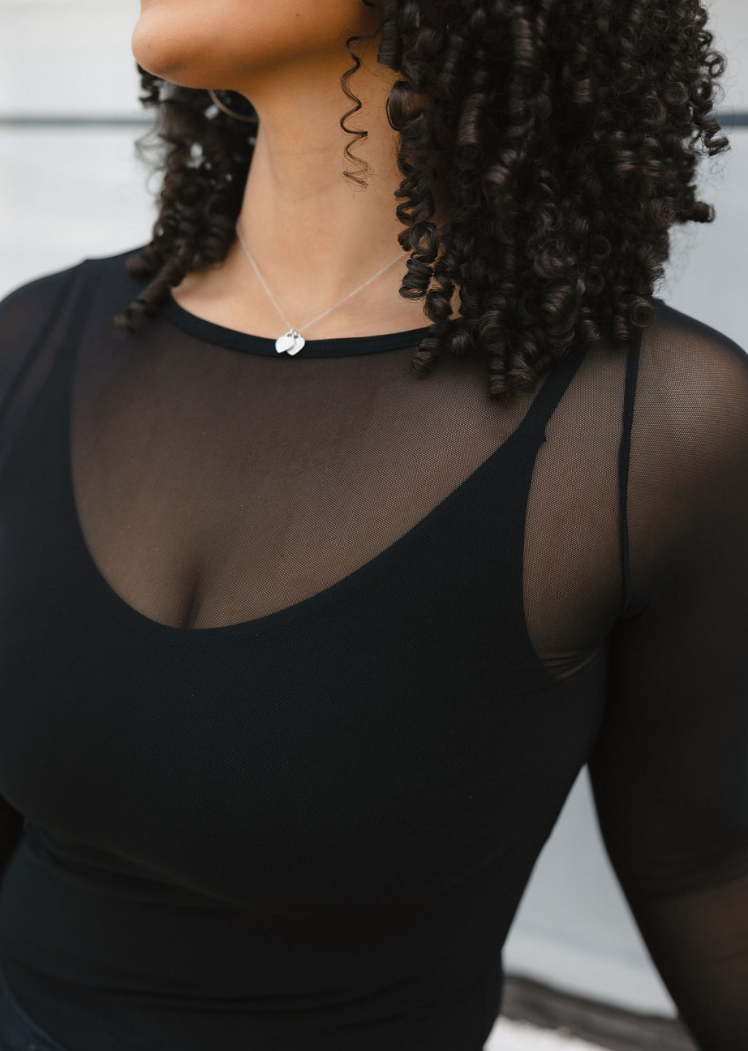 ELIETIAN - Wholesale Gebreide top - Dames - Doorschijnende top met lange mouwen7