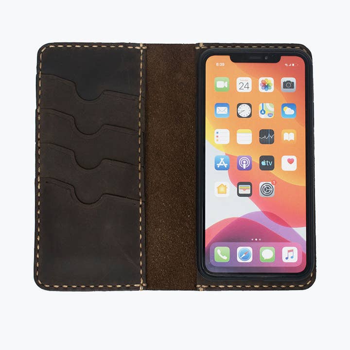 Lone Deer Leather - Wholesale Phone Case - Women's - Lone Deer Leather iPhone XR Case - Cinnamon