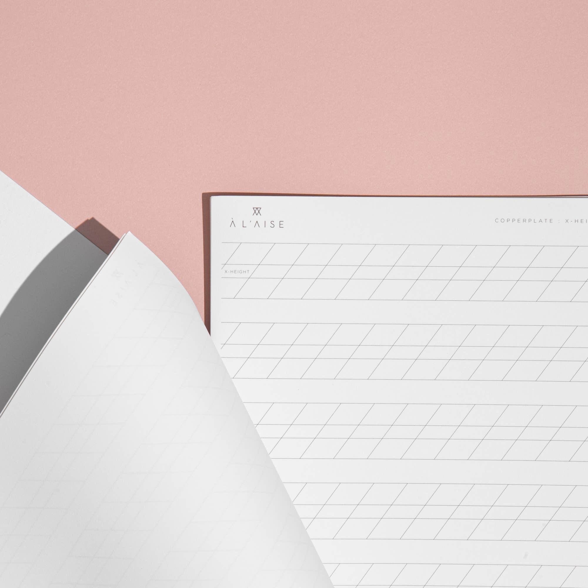 À L'AISE LTD – wholesale Sketchbook/sketchpad – Calligraphy Practice Paper3