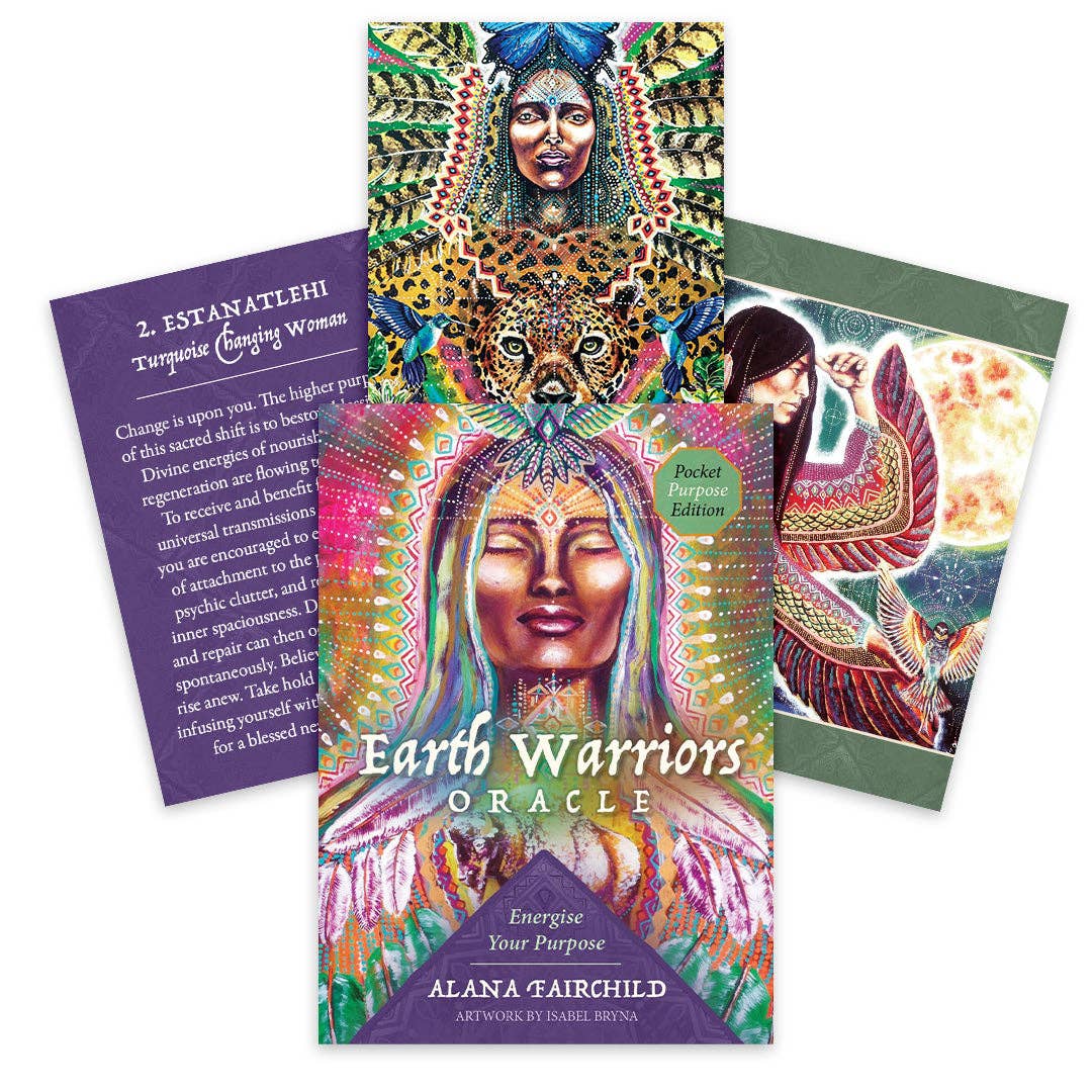 Cardshouse – wholesale Tarot cards – Earth Warriors Oracle - Pocket Purpose Edition cards0