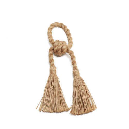 Jute Tassel Napkin Rings - Set of 4 for wholesale by SmithHönig