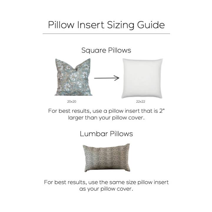 Cloth & Coast - Wholesale Throw Pillow Cover - Blue Green White Handblock Pillow Cover | 100% Cotton
