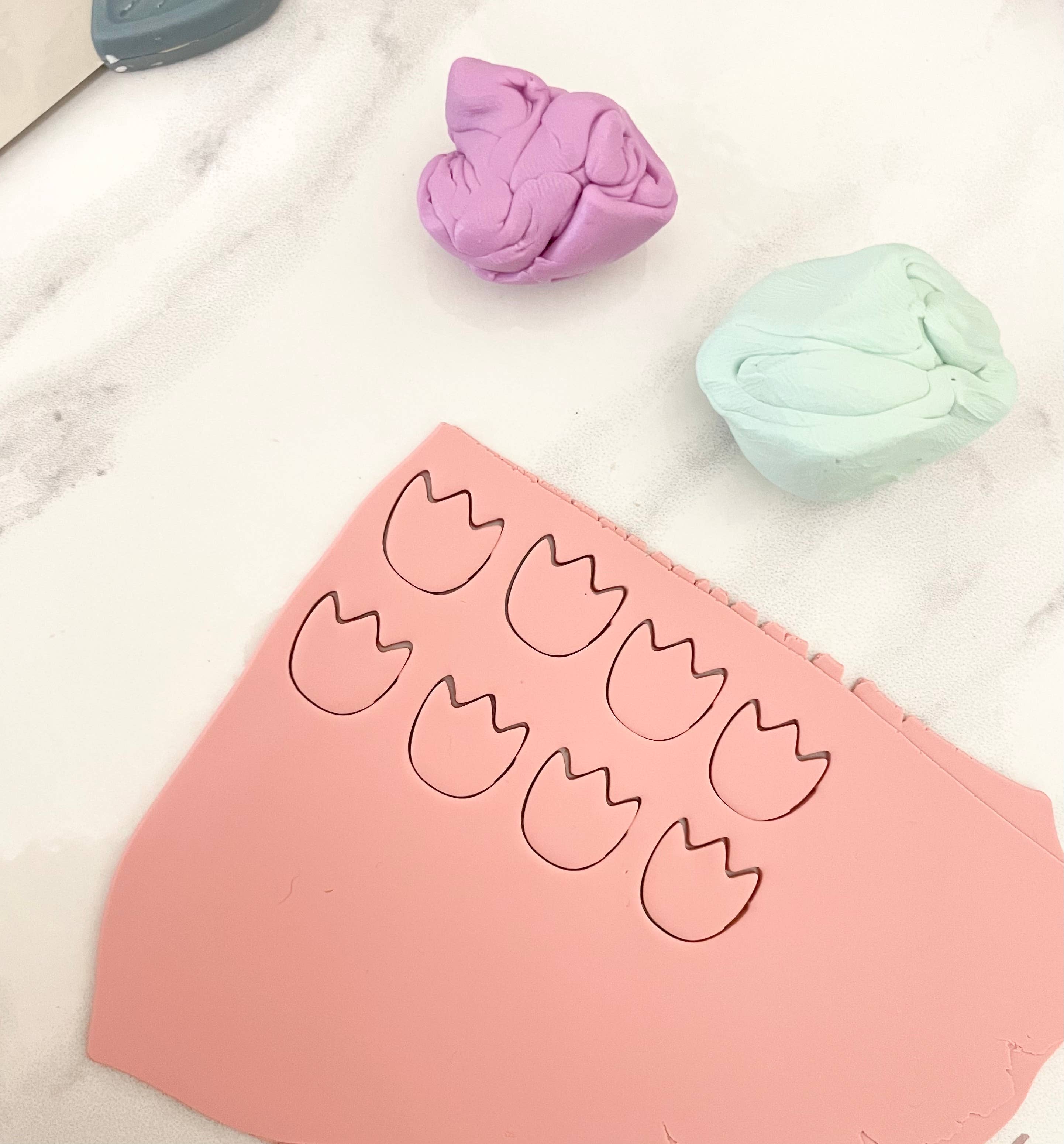 Hooks and Clay - Wholesale Dangle Earrings - Spring Tulips- Polymer Clay1