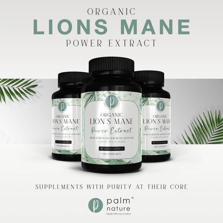 Palm Nature - Wholesale Oral Supplement/Vitamin - Organic Lions Mane Power Extract