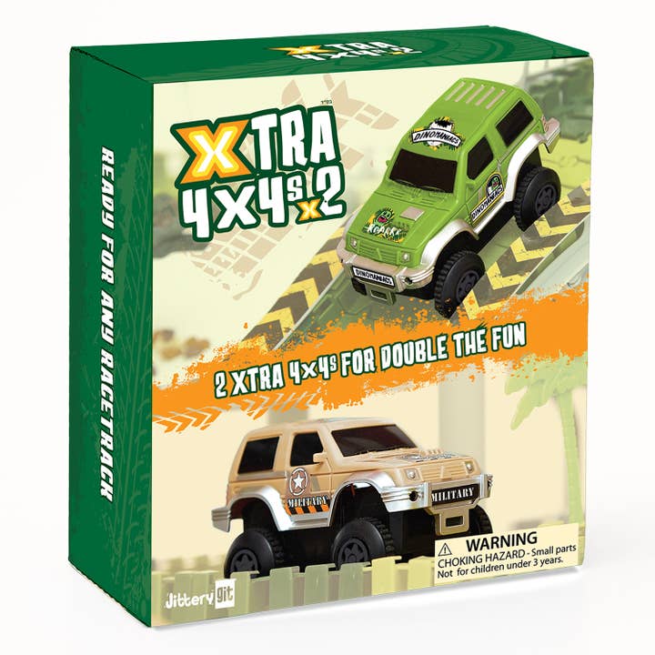 JitteryGit - Wholesale Toy Car/Truck - Kids - 2 Race Car Track Toy Gift Set For Kids, Boys, and Girls