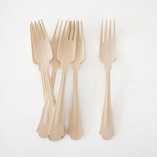 Iridium Direct - Wholesale Assorted Cutlery Set - 24 Piece Wooden Eco-Friendly Disposable Cutlery Set1