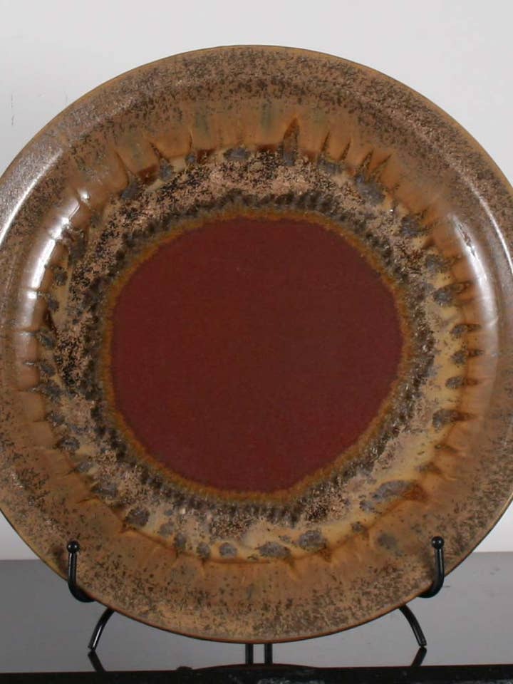 Cedar Ceramic Charger for wholesale by Accessories by Sherwood