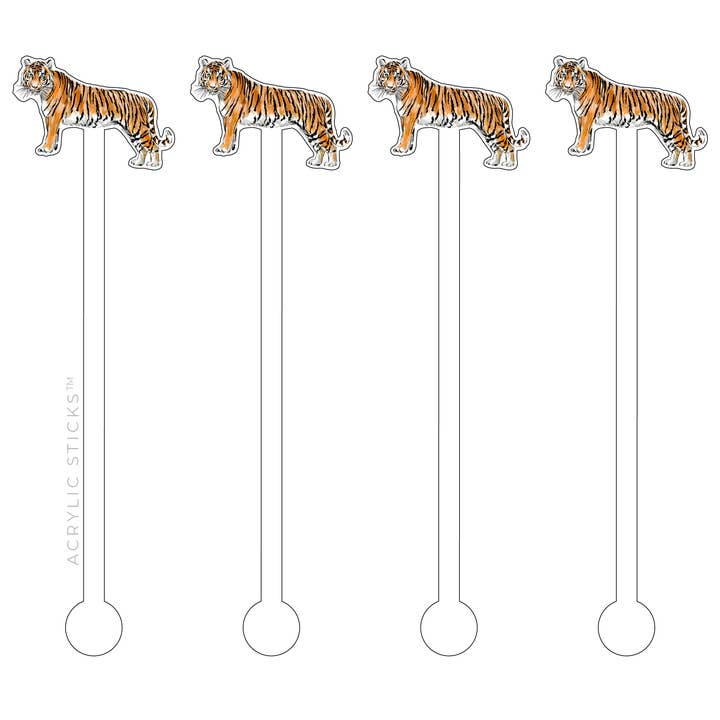 BASTONCINI IN ACRILICO WILD TIGER per la vendita all'ingrosso da parte di XO ACRYLICS | ACRYLIC STICKS