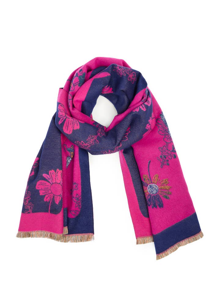 Floral Daisy vendbart tørklæde for engroshandel hos SAACHI